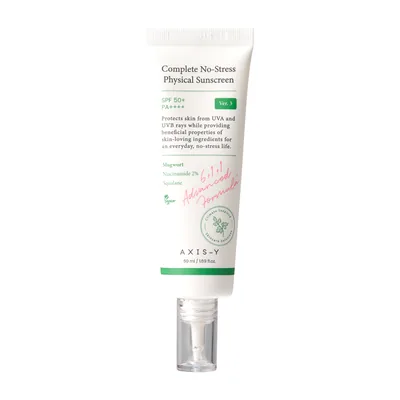 AXIS-Y Complete No-Stress Physical Sunscreen SPF50+