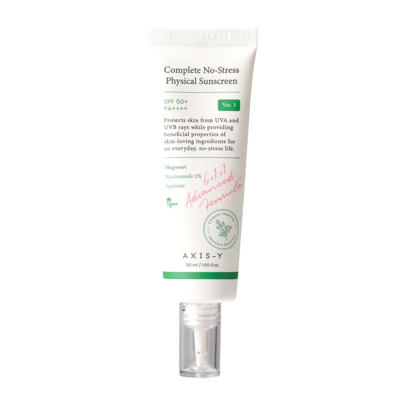 AXIS-Y Complete No-Stress Physical Sunscreen SPF50+