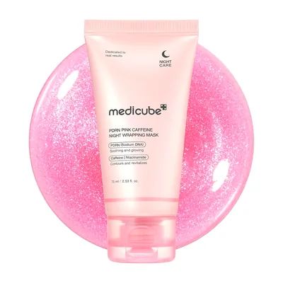 medicube PDRN Pink Caffeine Night Wrapping Mask